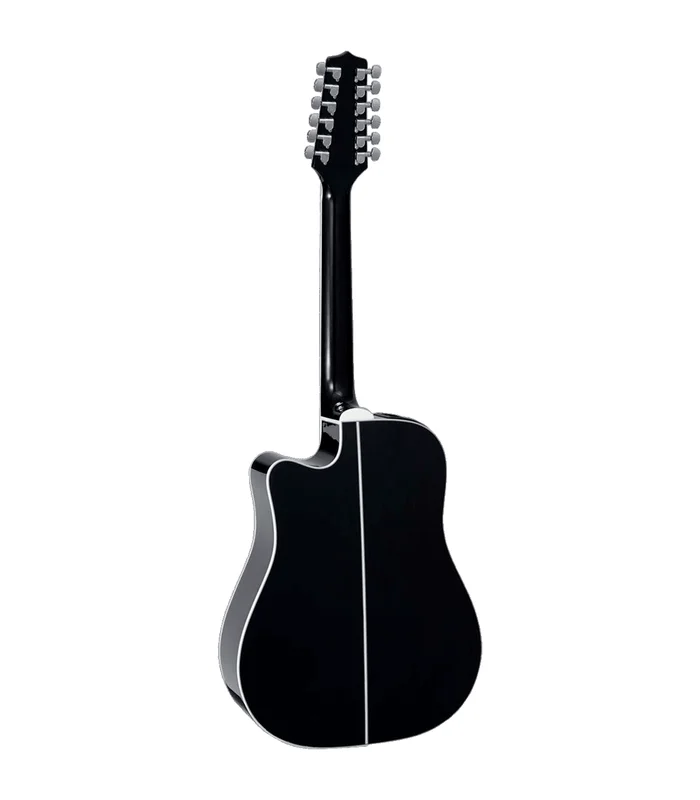 Guitare Folk Electro 12 Cordes Takamine GD38CE-BLK – Série 30 – Noir brillant – Image 2