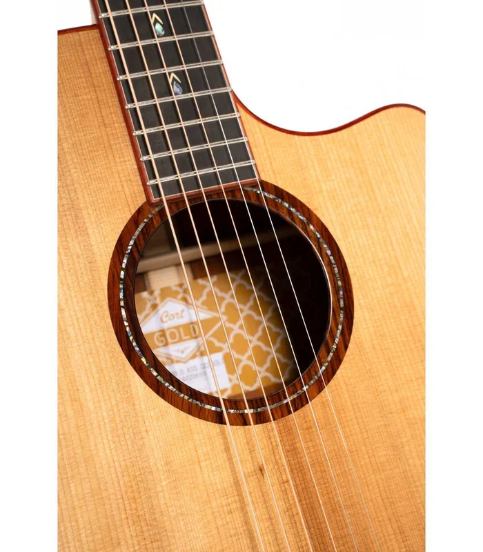Guitare Folk Electro CORT GOLD A10, COCOBOLO NATUREL BRILLANT – Image 3