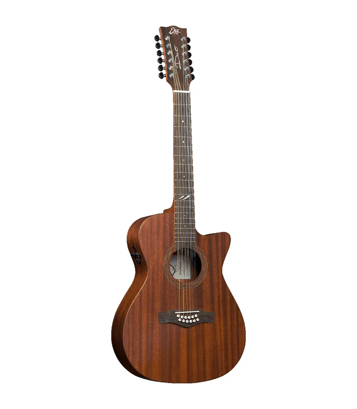 Guitare Folk Electro EKO DUO-A200CE12-AC Auditorium Cutaway 12 cordes Natural