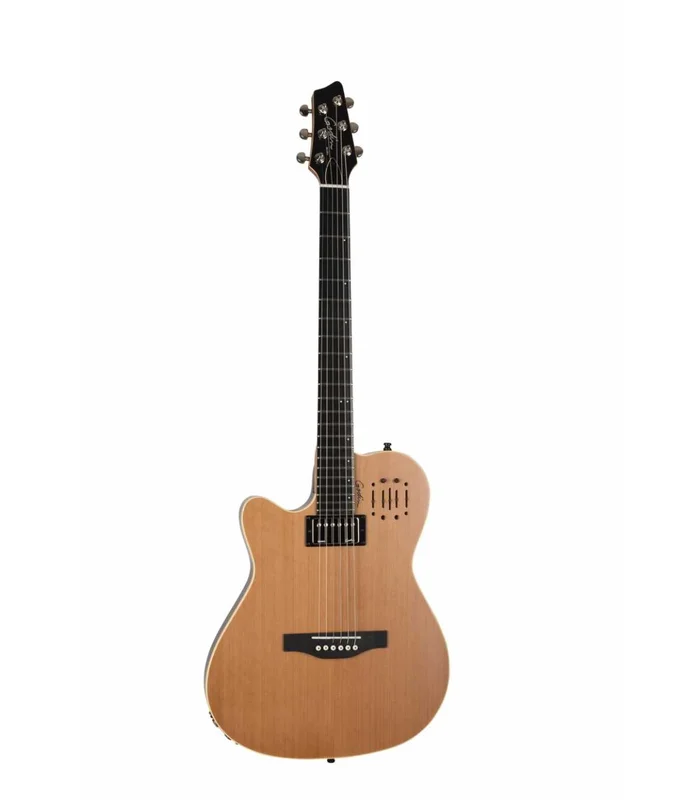 Guitare Folk Electro Gaucher Godin A6 ULTRA LH NATUREL SG + HOUSSE