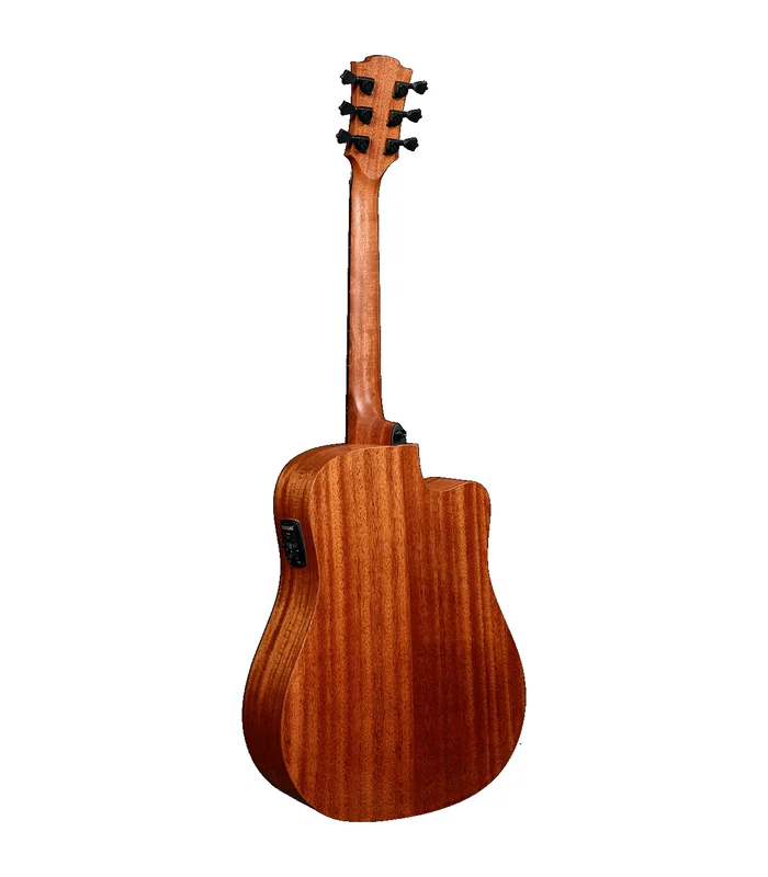 Guitare Folk Electro Gaucher LAG TL118DCE Dreadnought Cutaway Naturel – Image 4