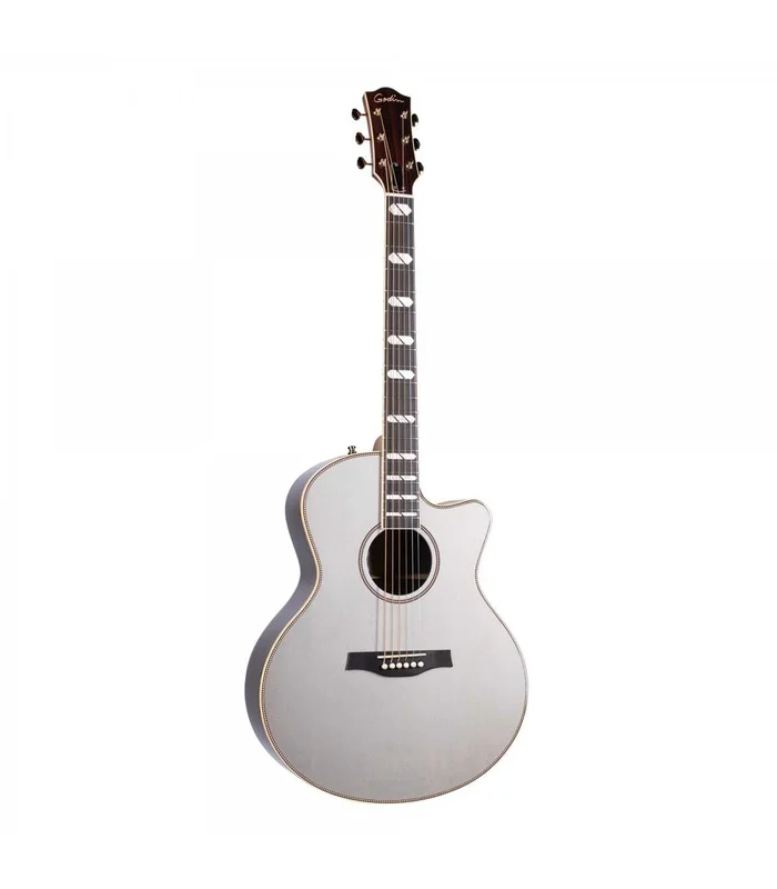 Guitare Folk Electro Godin Connaisseur MJ Satina Grey RW