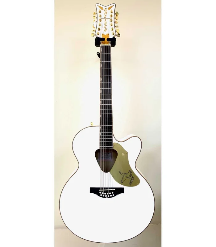 Guitare Folk Electro GRETSCH G5022CWFE-12 RANCHER FALCON WHITE 12 Cordes