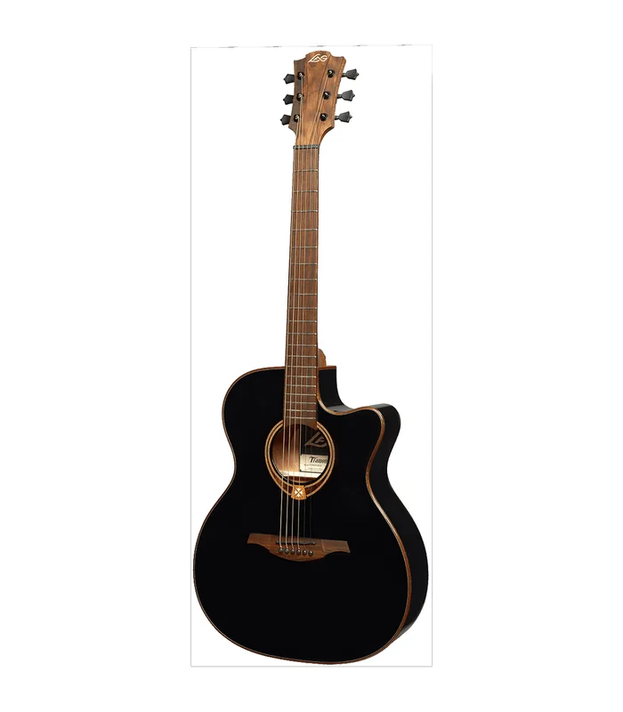 Guitare Folk Electro LAG T118ACE-BLK Auditorium Cutaway