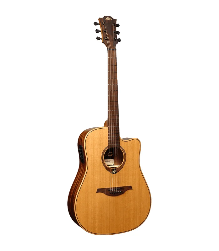 Guitare Folk Electro LAG T170DCE Dreadnought cutaway Natural