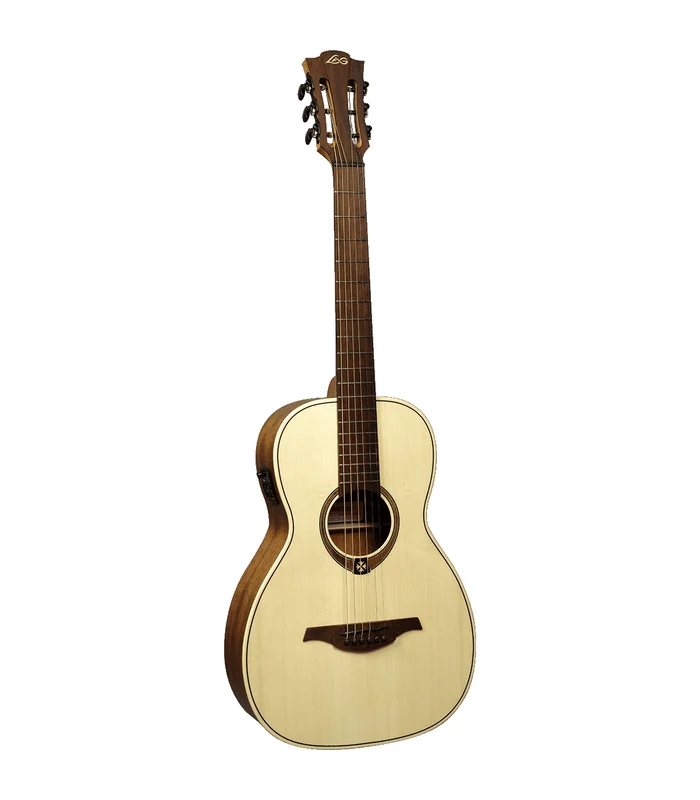 Guitare Folk Electro LAG T177PE Parlor 12 cases