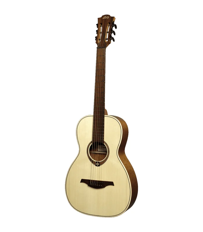 Guitare Folk Electro LAG T177PE Parlor 12 cases – Image 2
