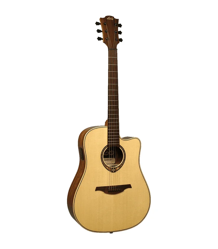 Guitare Folk Electro LAG T318DCE Dreadnought Cutaway NATUREL