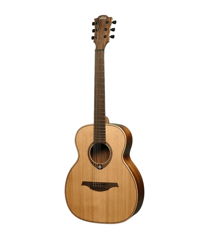 Guitare Folk Electro Lag TRAVEL-RCE Travel Red Cedar + SoftCase – Image 3