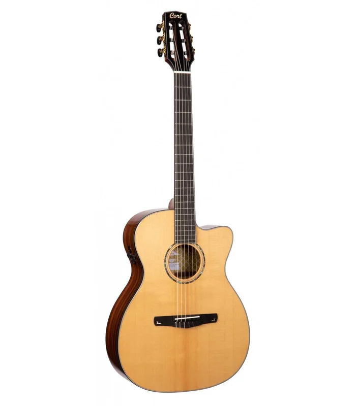 Guitare Folk Electro NYLON CORT GOLD OC8 NAT.BRILLANT
