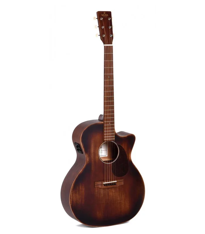 GUITARE FOLK Electro SIGMA SERIE 15 GMC-15E AGED EQ FISHMAN