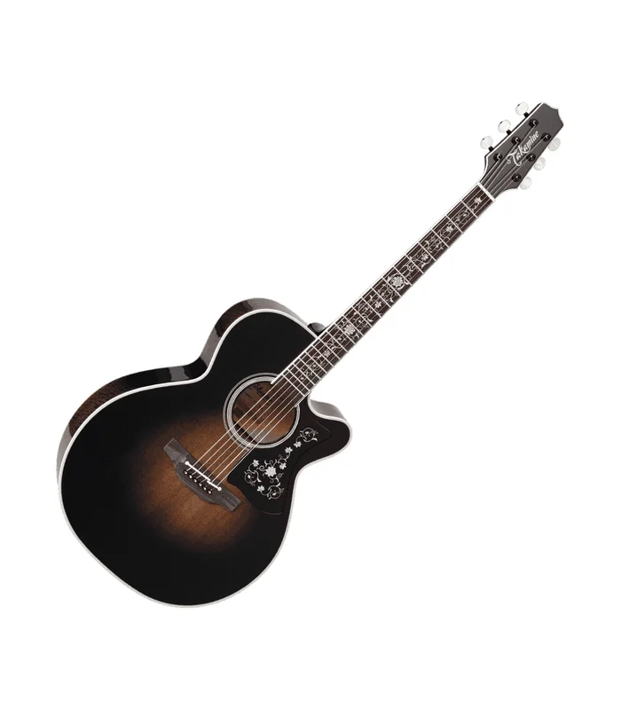 Guitare Folk Electro Takamine EF450CTTBB Auditorium Cutaway – Image 2