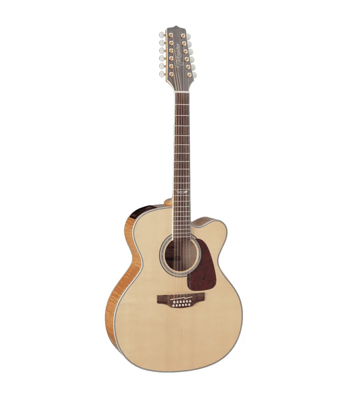 Guitare Folk Electro Takamine GJ72CE-12NAT Jumbo Cutaway 12 Cordes Naturel Brillant