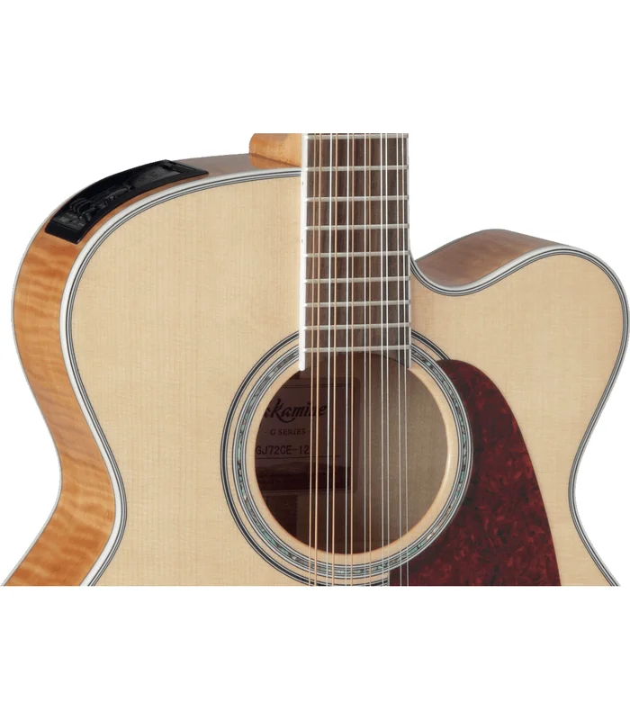 Guitare Folk Electro Takamine GJ72CE-12NAT Jumbo Cutaway 12 Cordes Naturel Brillant – Image 2