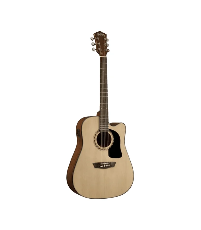 Guitare Folk Electro WASHBURN AD5CE Dreadnought Cutaway Natural