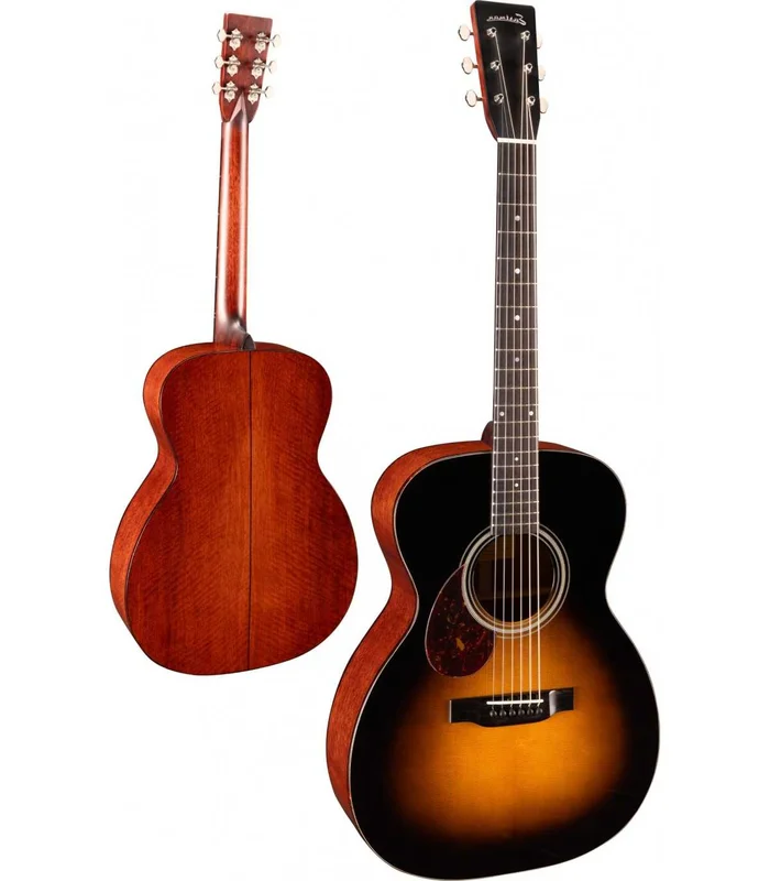 Guitare Folk Gaucher Eastman E10OML-TC-SB Thermo-Cured Sunburst – Adirondack Spruce / Mahogany