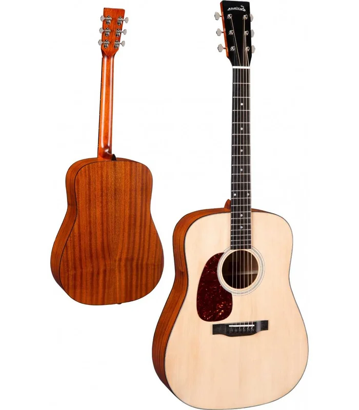 Guitare Folk Gaucher Eastman E1DL Natural – Sitka Spruce / Sapele