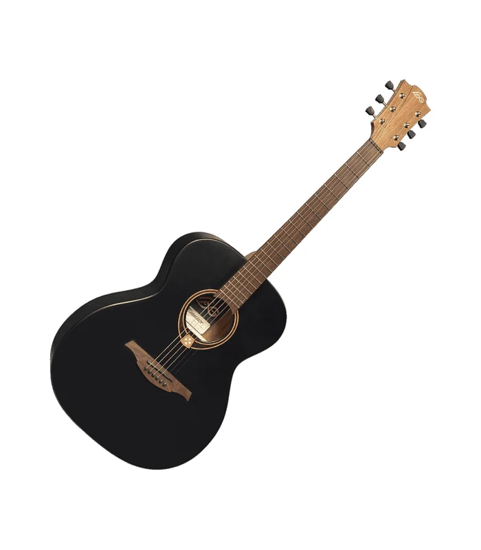 Guitare Folk Lag T70A-BLS Auditorium Black Satin – Image 3