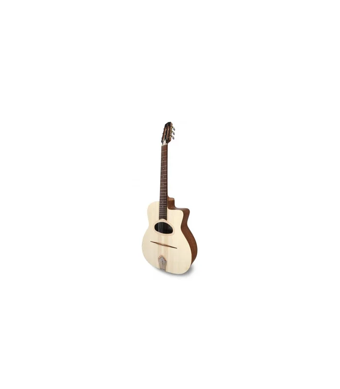 Guitare Jazz Manouche APC JMD100 D Hole Epicéa Massif / Acajou
