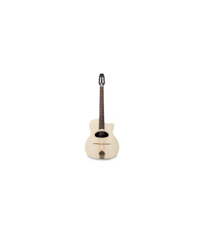 Guitare Jazz Manouche APC JMD100 D Hole Epicéa Massif / Acajou – Image 3