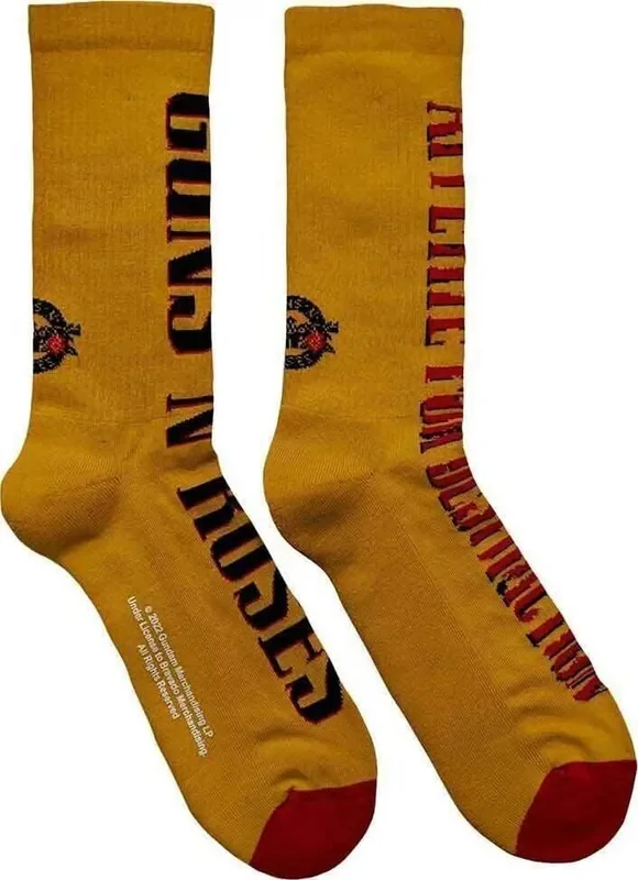 Guns N‘ Roses Chaussettes Appetite for Destruction Yellow 40-45