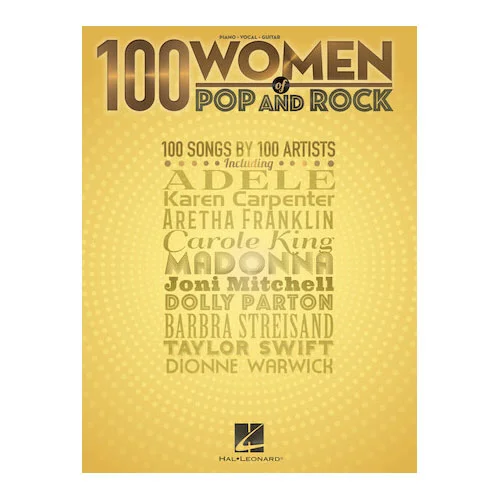 Hal Leonard 100 Women Of Pop And Rock