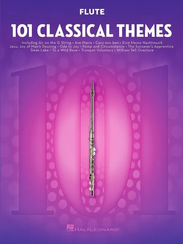 Hal Leonard 101 Classical Themes for Flute Notes