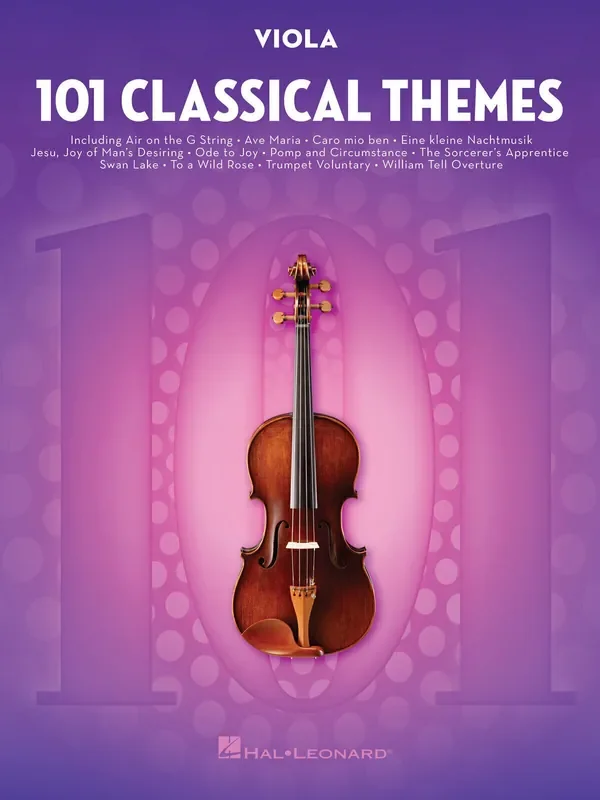 Hal Leonard 101 Classical Themes for Viola Notes