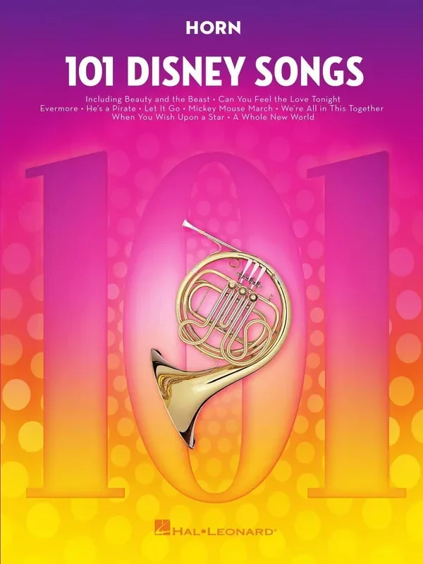 Hal Leonard 101 Disney Song for Horn Notes