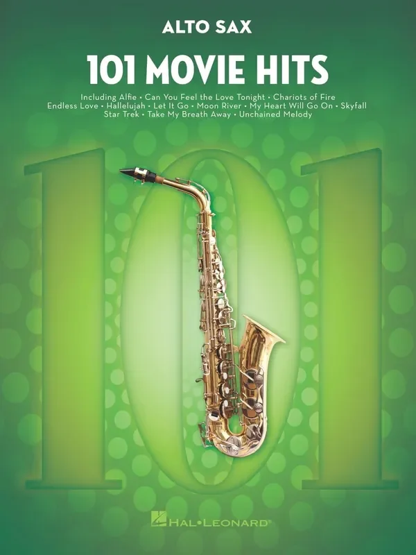 Hal Leonard 101 Movie Hits for Alto Saxophone Notes