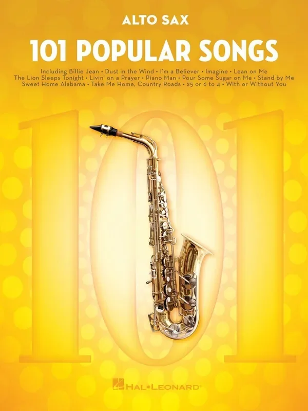 Hal Leonard 101 Popular Songs for Alto Sax Notes
