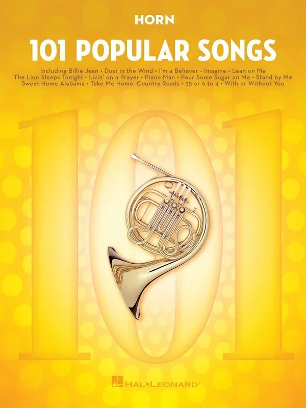 Hal Leonard 101 Popular Songs for Horn Notes
