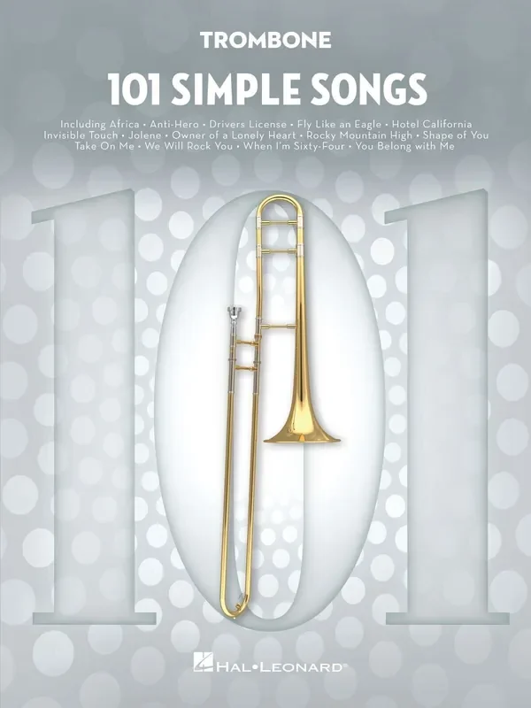 Hal Leonard 101 Simple Songs for Trombone Notes