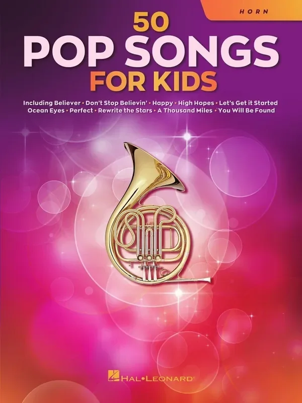 Hal Leonard 50 Pop Songs for Kids for Horn Notes