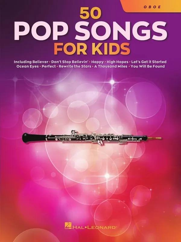 Hal Leonard 50 Pop Songs for Kids for Oboe Notes