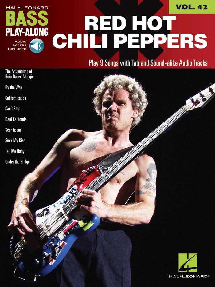 Hal Leonard Bass Play Along Vol.42 – Red Hot Chili Peppers + Audio Online