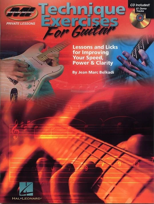 Hal Leonard Belkadi Jean Marc – Technique Exercices For Guitar ?mi? + CD – Guitar Tab