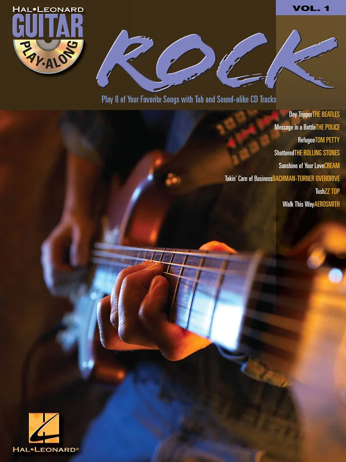 Hal Leonard Guitar Play Along Vol.01 – Rock + Audio En Ligne – Guitar Tab