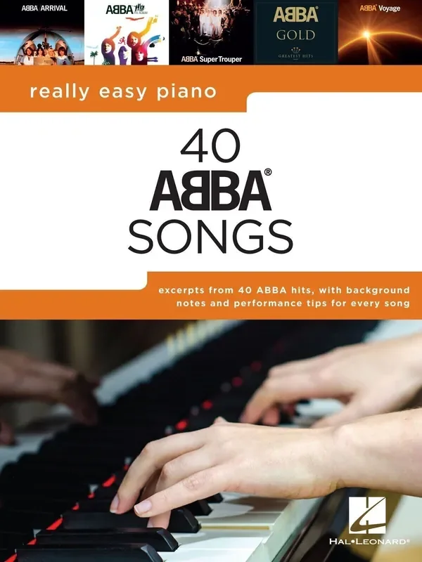 Hal Leonard Really Easy Piano 40 ABBA Songs Notes
