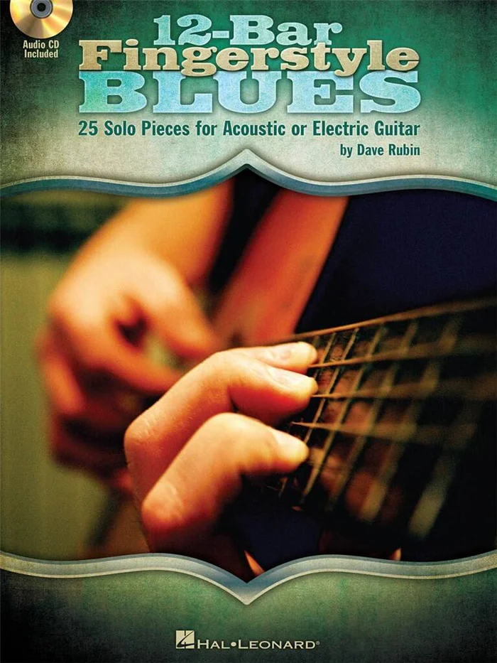 Hal Leonard Rubin Dave 12-bar Fingerstyle Blues + Audio En Ligne – Guitar Tab