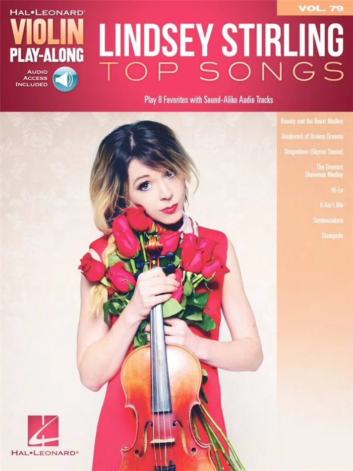 Hal Leonard Violin Play Along Vol.79 – Lindsey Stirling – Top Songs