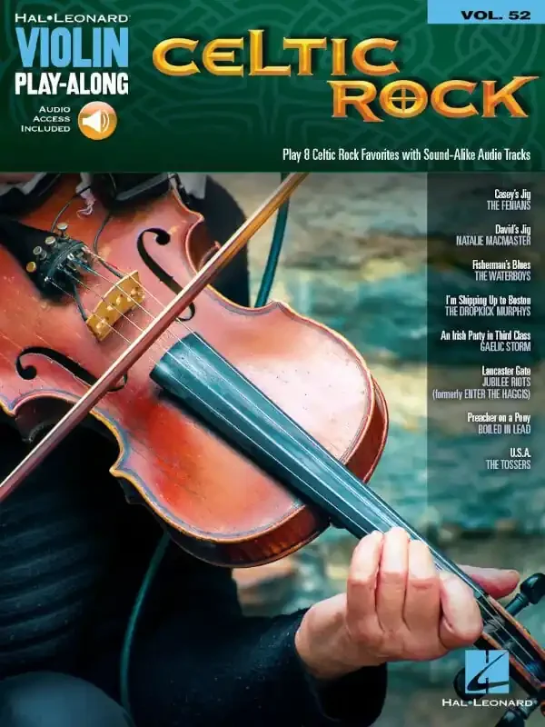 Hal Leonard Violin Play-Along Volume 52 Celtic Rock Notes