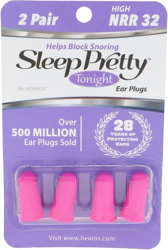 Hearos Sleep Pretty Tonight NRR 32db Pink Boules Quies