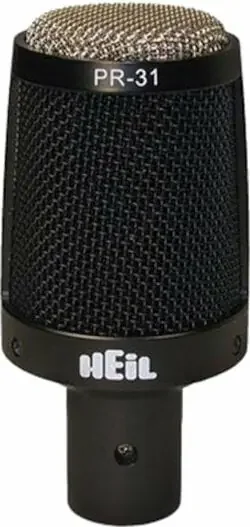 Heil Sound PR31 Black Short Body Microphone pour Toms