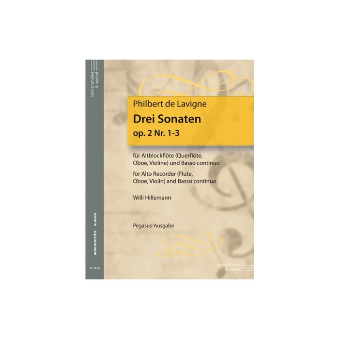 Heinrichshofen Lavigne – Drei Sonaten Opus 2 N° I-iii