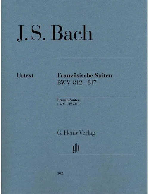 Henle Verlag Bach – French Suites BWV 812-817 – Piano