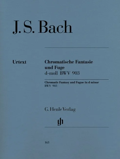 Henle Verlag Bach J.S. – Chromatic Fantasy And Fugue D Minor BWV 903 And 903a