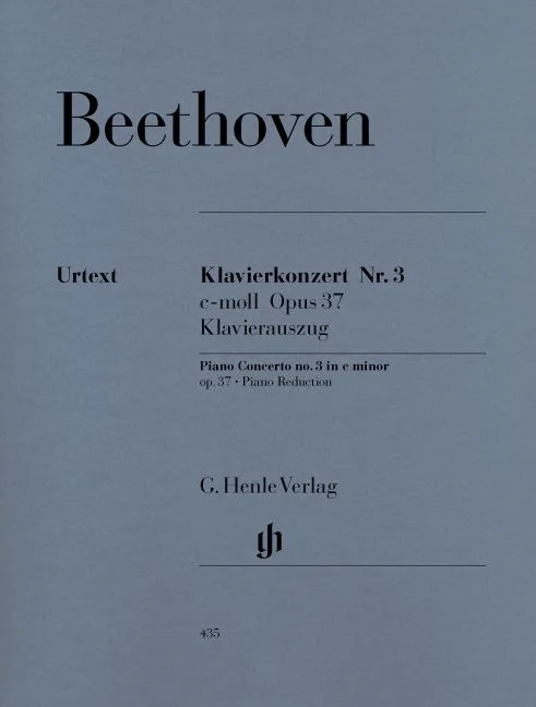 Henle Verlag Beethoven L.V. – Concerto For Piano And Orchestra No. 3 C Minor Op. 37