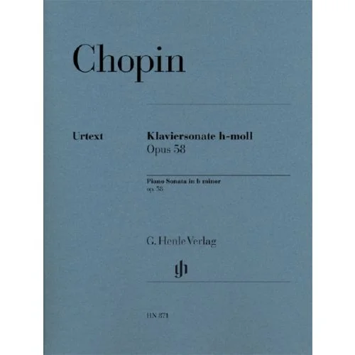 Henle Verlag Chopin F. – Piano Sonata B Minor Op. 58