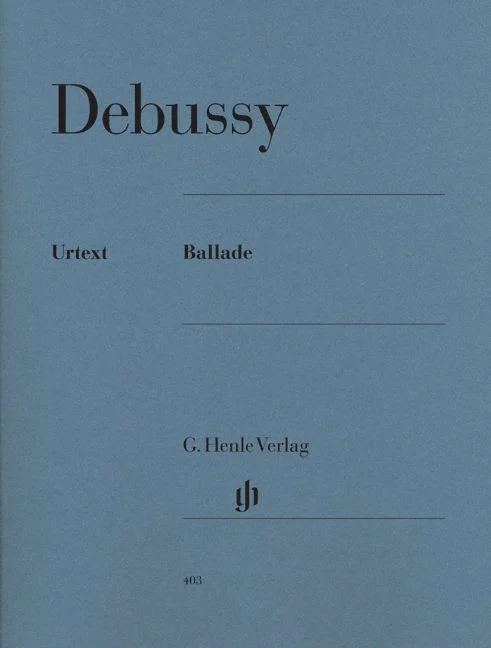 Henle Verlag Debussy C. – Ballade